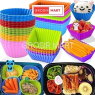 Silicone Muffin Mold Bento Partition Silicone Bento Divider Bento Decoration Silicone Bento Containe