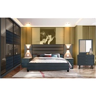 TASIBO DESIGN Series Bedroom Set / Set Bilik Tidur TSB-BR28 Wardrobe/Divan/Dressing Table/Side Table only