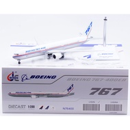 LH2496 Alloy Collectible Plane Gift JC Wings 1:200 Boeing Company "House Color" B767-400ER [Polished