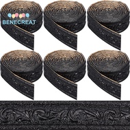 BENECREAT 1set PVC Foam 3D Self-Adhesive Waterproof Wallpaper Border Lines Skirting Stickers Wall Tr