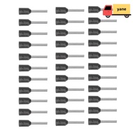 YANE 1000PCS Ferrule Terminal, 22AWG E0508 Insulated Crimping Terminal, Durable Black Color Tubular 