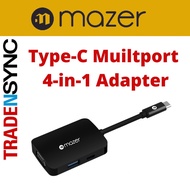 [Mazer] - Type-C Multiport 4-in-1 Hub (M-UC2MULTI4040-BK)