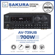 SAKURA AV-739 UB 750 WATTS MIXING AMPLIFIER