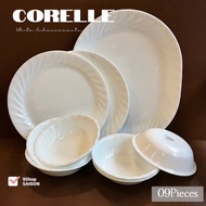Corelle USA - Enhancements White - Combo 09 Wavy White BowlPiece