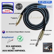 MADE IN JAPAN - Best audio cable / speaker cable Akai Mono AMPHENOL to RCA AMPHENOL - JUAN AUDIO