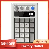 Retro 18 Mechanical Numpad for  Android  2.4G USB-C Support Calculator Mode with Hot-Swappable Facto