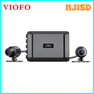 กล้องติดรถยนต์ NJISD VIOFO MT1การมองเห็นได้ในเวลากลางคืน1080P HD กล้อง DVR สำหรับมอเตอร์ไซค์170 FOV 