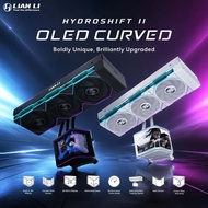 LIAN LI HYDROSHIFT 2 OLED CURVED 360 TL FLEX With 6.67″ 2K 60Hz curved OLED screen AIO Cooler Black 