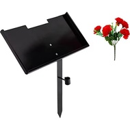 Tombstone Plate Bracket Iron Made Outdoor Bracket Removable Convenient Memory Stone Plaque Graveston
