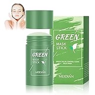 MXTIMWAN Green Mask Stick, Green Tea Purifying Clay Stick Mask, Deep Cleansing for Oil Control, Blackheads Removal, Mild Non-Irritating, Regulate the Water and Oil Balance of the Skin