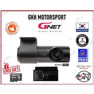 GNet G-ONX 1080P FHD|FHD 2CH Car Dashcam Full Set Front + Rear + Cable + SD Card (32GB) Car Cam DVR 