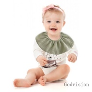 BB Multi Layer Feeding Bib 360 Degree Baby Burp Cloths Drooling Apron for Toddlers