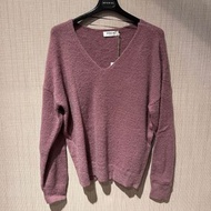 丹麥品牌 MSCH 毛衣 針織 mohair 羊毛 暖紫