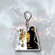 Delta Gemini Merchandise Keychain Acrylic High-value Student Backpack Pendant Jewelry Gift for Broth