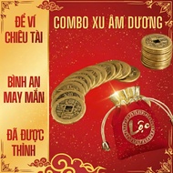 (Invited) Combo of 7 Coins and Combo of 9 Ancient Yin Yang Feng Shui Coins to attract wealth for Men