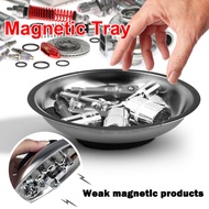 Magnetic Parts Tray Bowl Round Stainless steel Parts Magnet Tray for Nuts Bolts Screws
