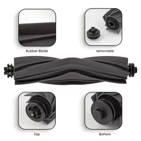 Main Brush for Xiaomi Robot Vacuum X20 + /X20 Plus For Dreame X30 Ultra/X40 Ultra/ L10s Ultra/ L20 U