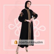 Hikmat Original Fashion A9927 Abaya Hikmat A9927 noerbutikmuslim Gamis