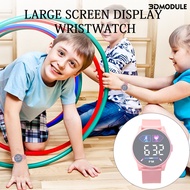 DM-Smart Watch LED Screen Display Electronic Wristwatch Silicone Strap Kids Sport Fitness Tracker Accurate Time