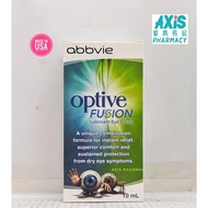 Abbvie Optive Fusion Lubricant Eye Drops (10ml) Exp: 14/05/2027 Made in USA