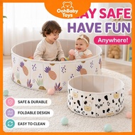 Berma Baby Ball Pool For Kids Foldable Indoor Outdoor Ocean Ball Pit Playpen Kolam Bola Bayi