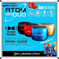 VINNFIER ATOM MINI DUO TWS WIRELESS PORTABLE BLUETOOTH SPEAKER