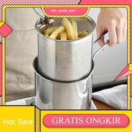 Deep Fry Pan Stainless Steel Filter Basket - TL201