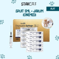 Sc Onemed Syringe 5ml Cat Spet Syringe Syringe Injection Medicine Vitamin Kitten