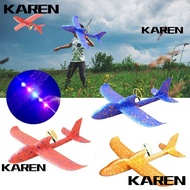 KAREN1 EVA Airplane Multistyles DIY Model Toy Throwing Roundabout Airplane Hand Throw Flight