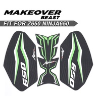 For Ninja 650 Z 650 z650 2017-2025 Tank Pad Sticker Motorcycle Fuel Tank Protection Decal NINJA650 2