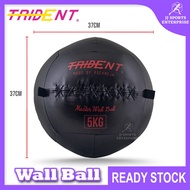 Trident Master Premium Wall Ball 5kg Exercise Ball Gym Ball Soft Medicine Ball Weighted Slam Wall Ba