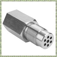 (K T) M18x1.5 O2 Sensor Extension Connector, Stainless Steel Oxygen Sensor Adapter for Vehicle Upgra