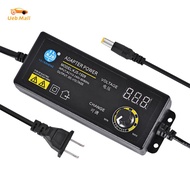 [UEB Mall]AC 110-240V เป็น DC 3-24V Switching Power Converter 5.5x2.5 มม. ปลั๊กหลายแรงดันไฟฟ้าอะแดปเ