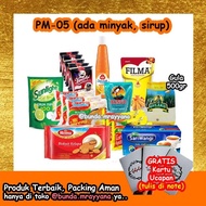 [ADA MINYAK SIRUP] #PM-05 Paket Sembako FREE UCAPAN gula kopi