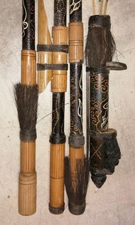 原始傳統非洲土著吹箭