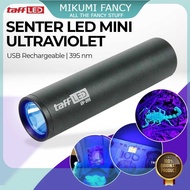 FANCY TaffLED Mini LED Flashlight Ultraviolet UV Light USB Rechargeable 395nm - UV-395