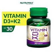 NUTRIMAX VITAMIN D3 + K2 CONTENTS 30 CAPSULES I Body and Bone Health Supplement