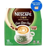 Nescafe Instant Spore White Coffee Gao Siew Dai Hazelnut 15 x 33g