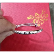 999 silver toddler keroncong bracelet