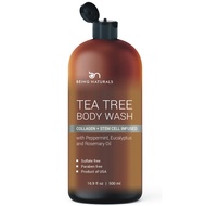 Tea Tree Body Wash -w/ Stem Cell, Collagen & TeaTree Oil Fights Body Odor, Acne, Athlete’s Foot, Joc