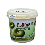 Collins Dip Glaze Matcha Topping Green Tea Banana Donut Cake - Net 1kg