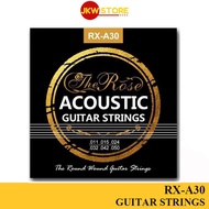 【The Rose Strings】RX-A30 Set Acoustic Guitar String  / Tali Gitar Akustik / Kapok String/ Gitar String