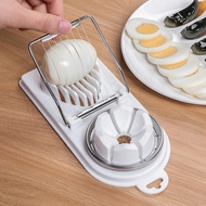 [Same Day Ship] Multifunctional Egg Cutter Stainless Steel Egg Slicer Sectioner Cutter Mold Flower-Shape Luncheon Meat Cutter Kitchen Gadgets