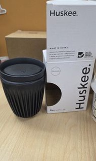 Huskee 黑色 8oz 咖啡杯