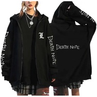 Anime Hoodie Death Note Zip Tops