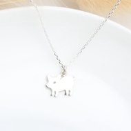 【Angel & Me】幸福 小豬 豬事順利 s925 純銀項鍊 生日 禮物