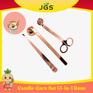 JGS JG Scents 3-in-1 Candle Care tool Rose Gold High Quality