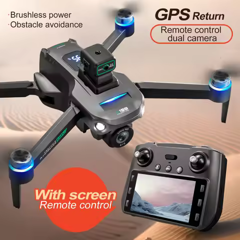 Drone 8K HD Camera Screen S159 GPS Drone Send Memory Card 5G Image Transfer Obstacle Avoidance Brush