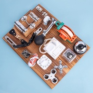 Montessori Busy Board DIY Life Busy Board Infant Montessori Early Education Life Practice Busy Board