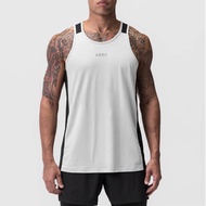 ASRV Men's Fitness Sports Tank Top Summer Breathable Running Casual Sleeveless Top